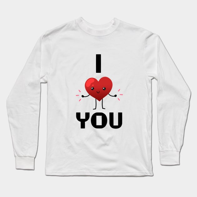 I heart you Long Sleeve T-Shirt by Ashe Cloud